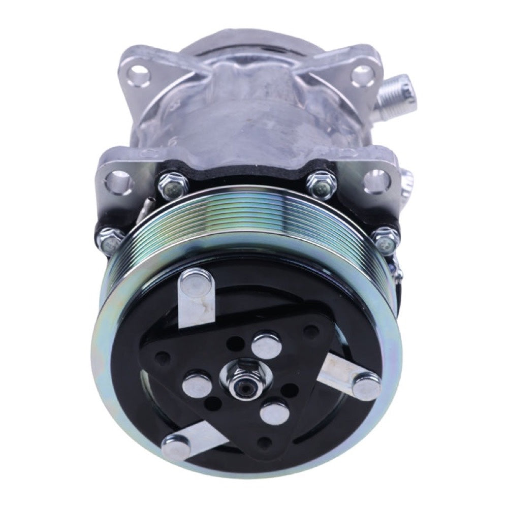 Sanden SD7H15 A/C Compressor 82016158 fits Ford New Holland Tractor 8160 8340 8360 8560 TM115 TM120 TM125 TM130 TV140 TV145